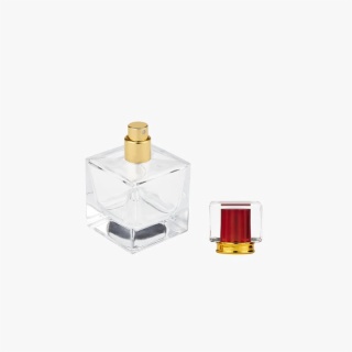 botol semprotan parfum kubus