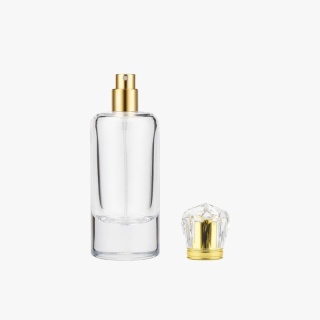 botol parfum silinder-transparan